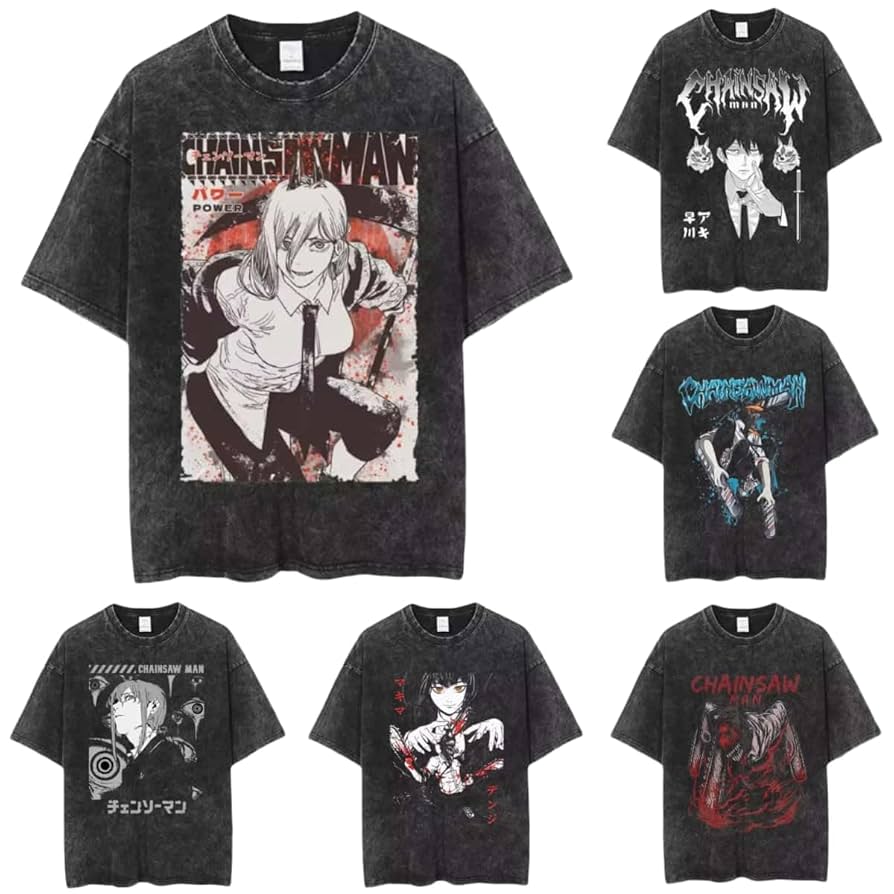 集英社 - チェンソーマン Tシャツ　早川家　アキ　パワー　デンジ 集英社 - チェンソーマン Tシャツ 早川家 アキ パワー デンジ